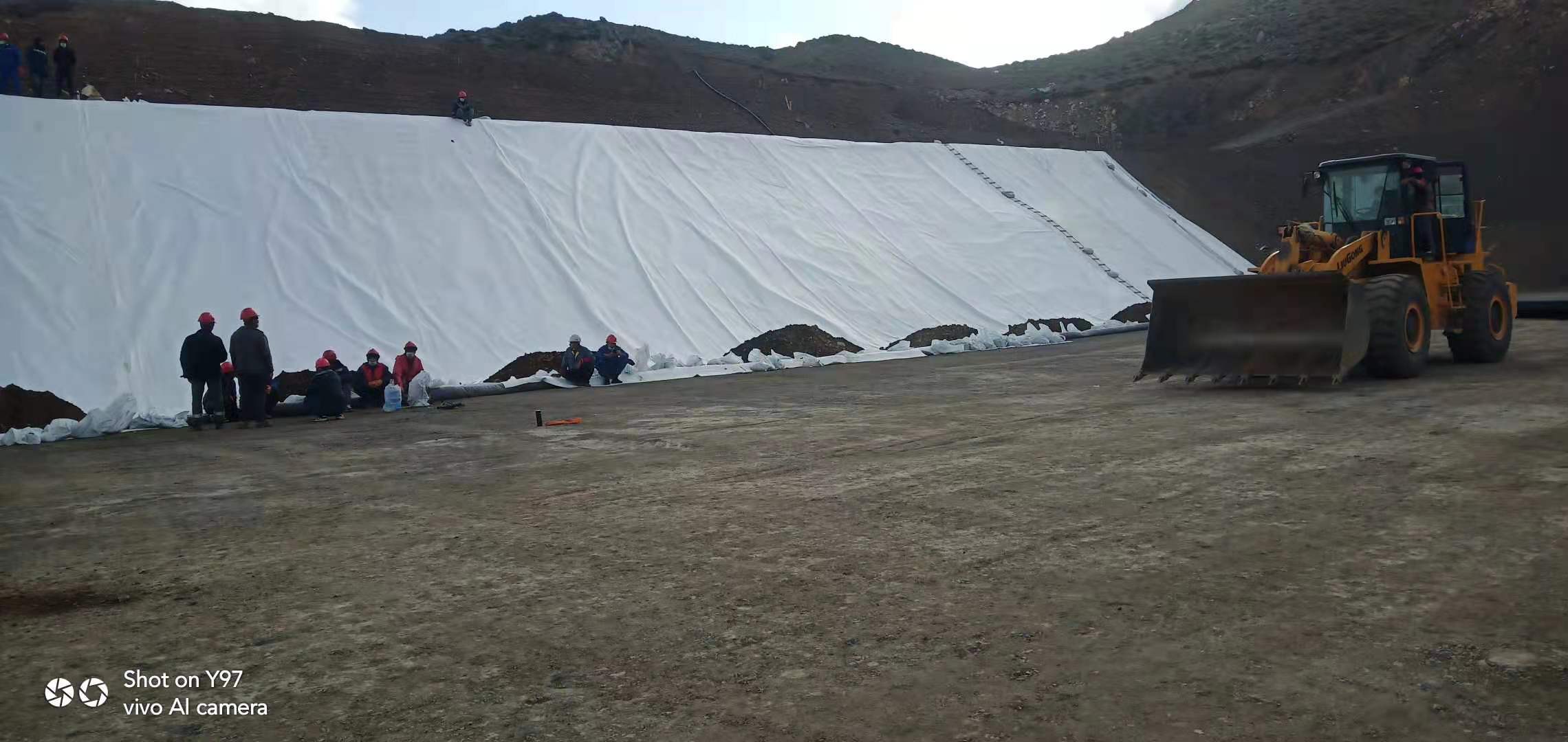 GCL lining in Tajikstan