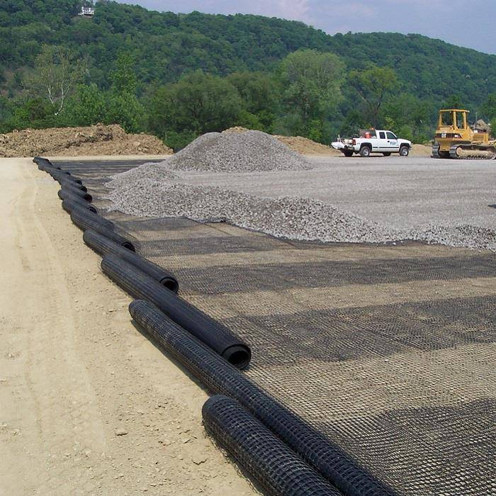 Biaxial Geogrid Using for Roadbeds/Slope Soil Stabilization