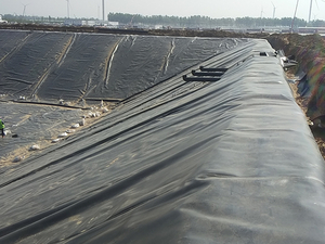 Welding 1.25MM HDPE Geomembrane for Landfill Site