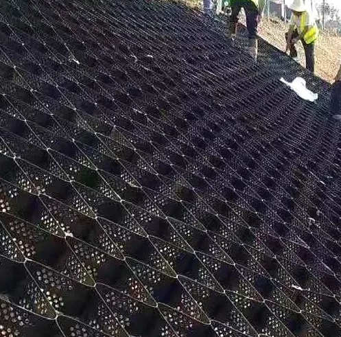 HDPE Geoweb Road Construction Slope Soil Confinement