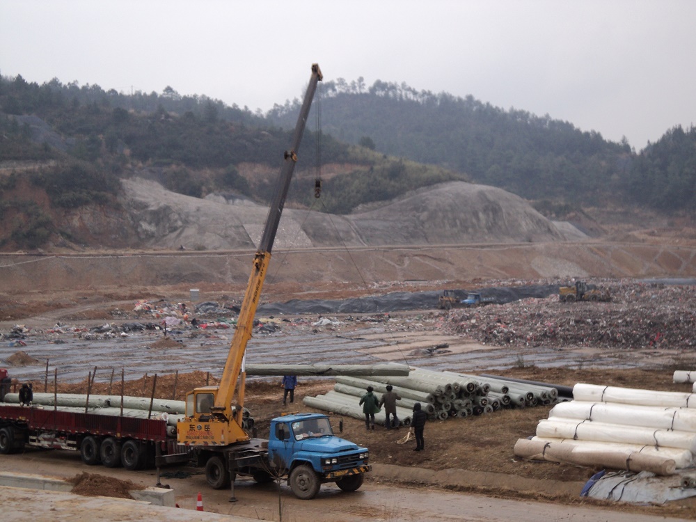 landfill installation onsite