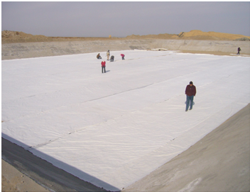 Nonwoven Geotextile for Filtration, Isolation, Reinformcement